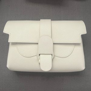 Senreve Aria Belt Bag Pebbled Cream / Gold